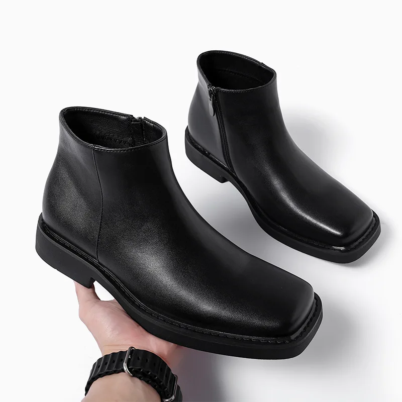 Vintage Fashion Fabrics - Preto nova moda masculina sapatos casuais