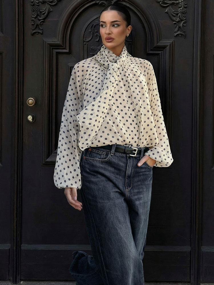 Vintage Fashion Trends - HH Blusa Feminina Elegante com Estampa