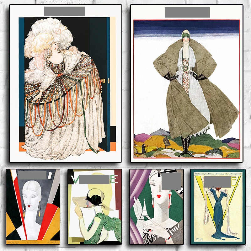 Vintage Fashion Magazine Covers - Clássicos Old Fashion Capa de Revista