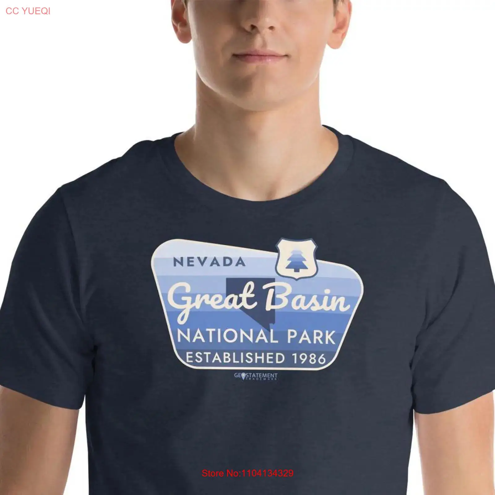 Vintage Vegas Fashion - Camiseta premium do Parque Nacional Nevada