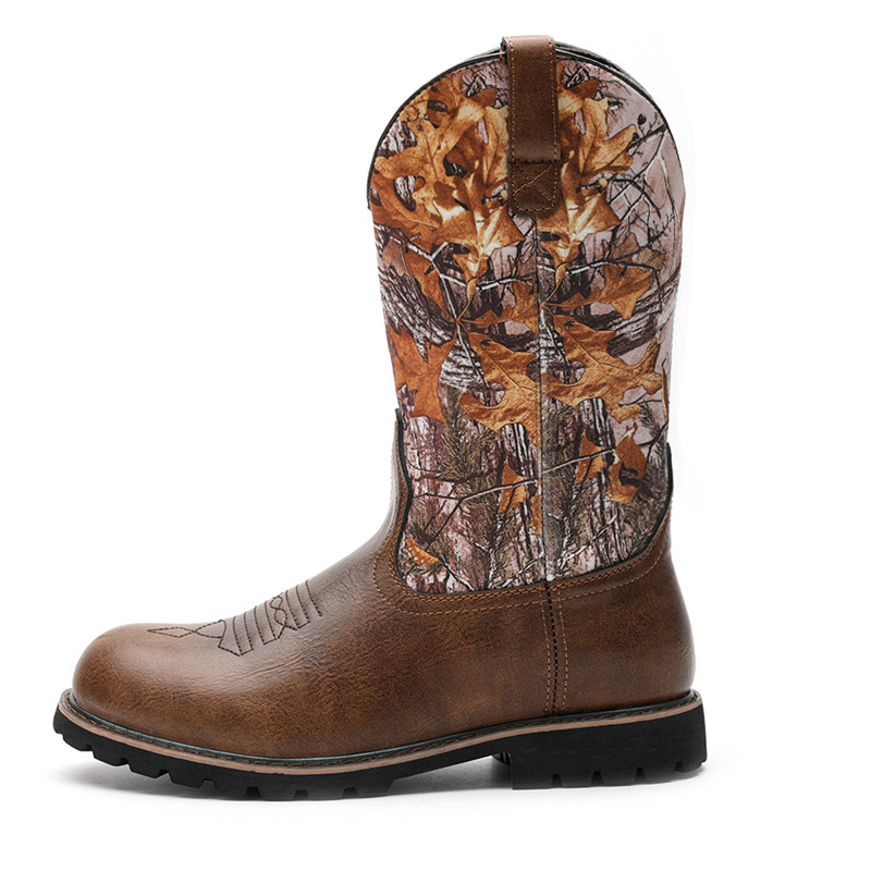 Vintage Fashion Fabrics - Botas Masculinas Tamanho Grande 48, Clássicas,