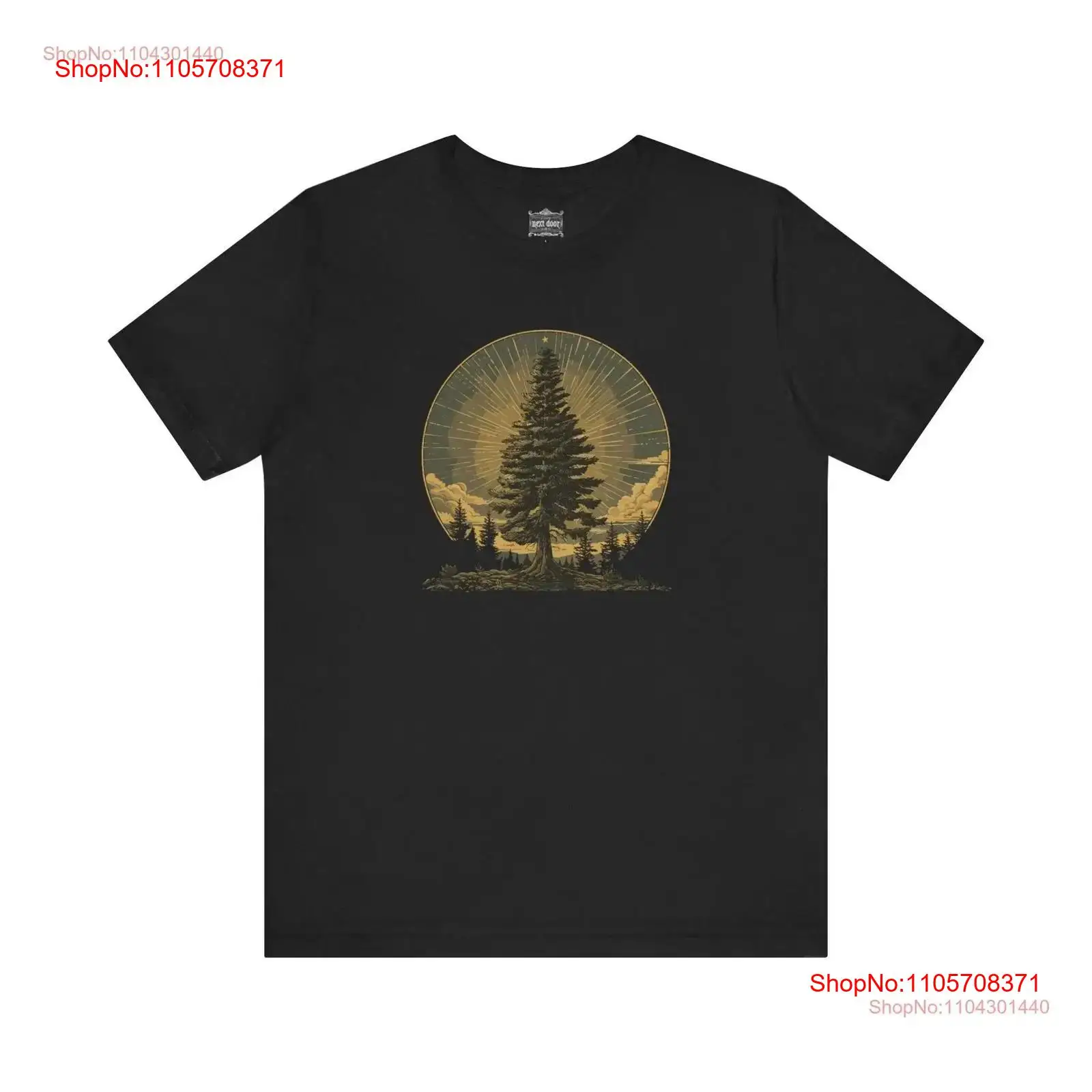 Vintage Fashion Icons - Camiseta Jersey com Estampa de Floresta