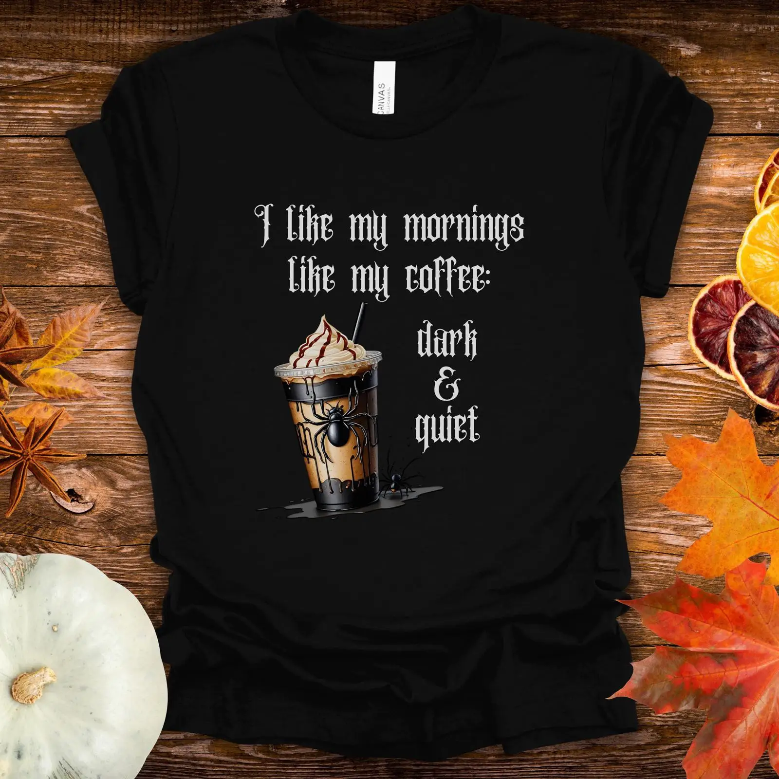 Vintage Fashion Eu - Camiseta 'Eu Gosto dos Meus Manhãs'