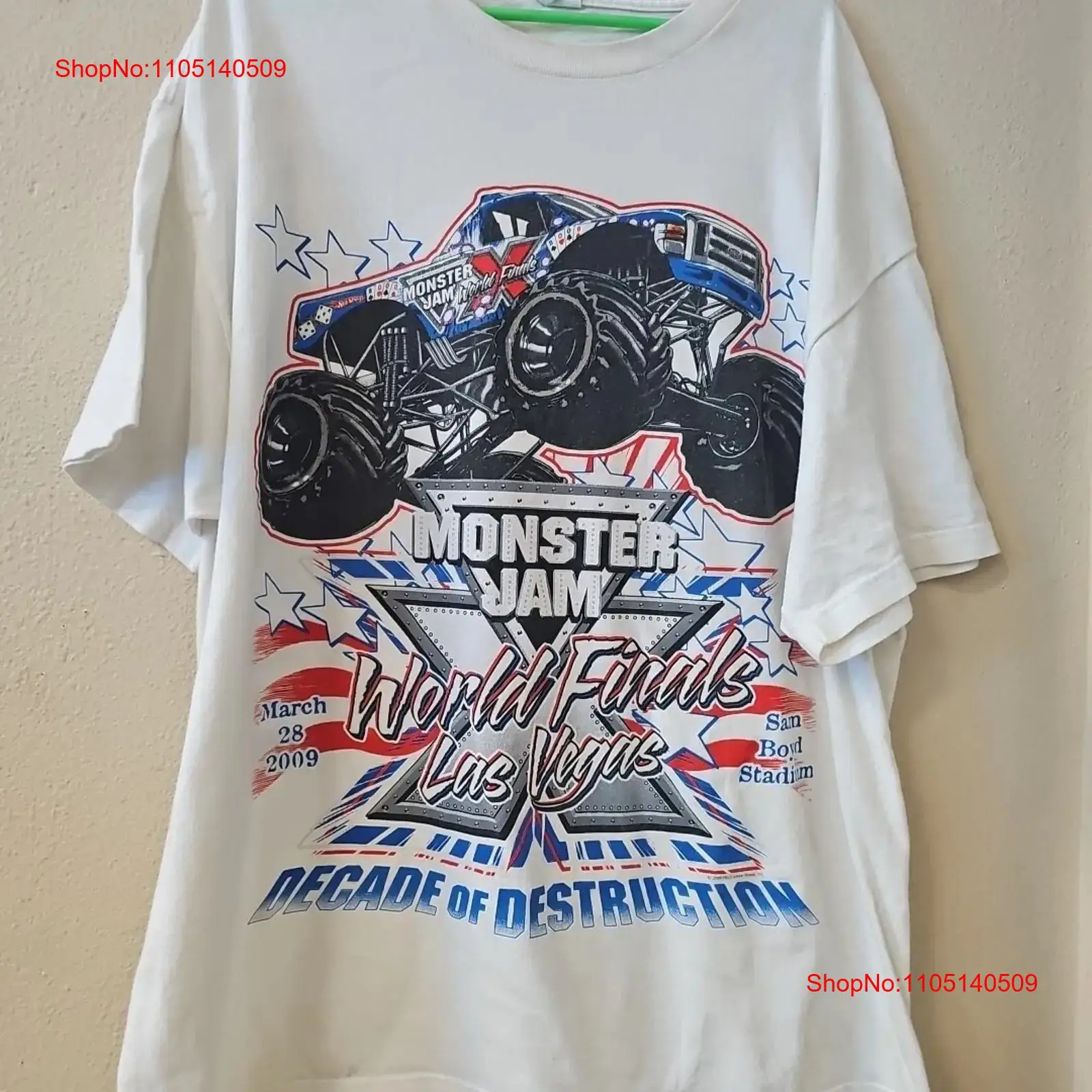 Vintage Vegas Fashion - Monster jam final do mundo t