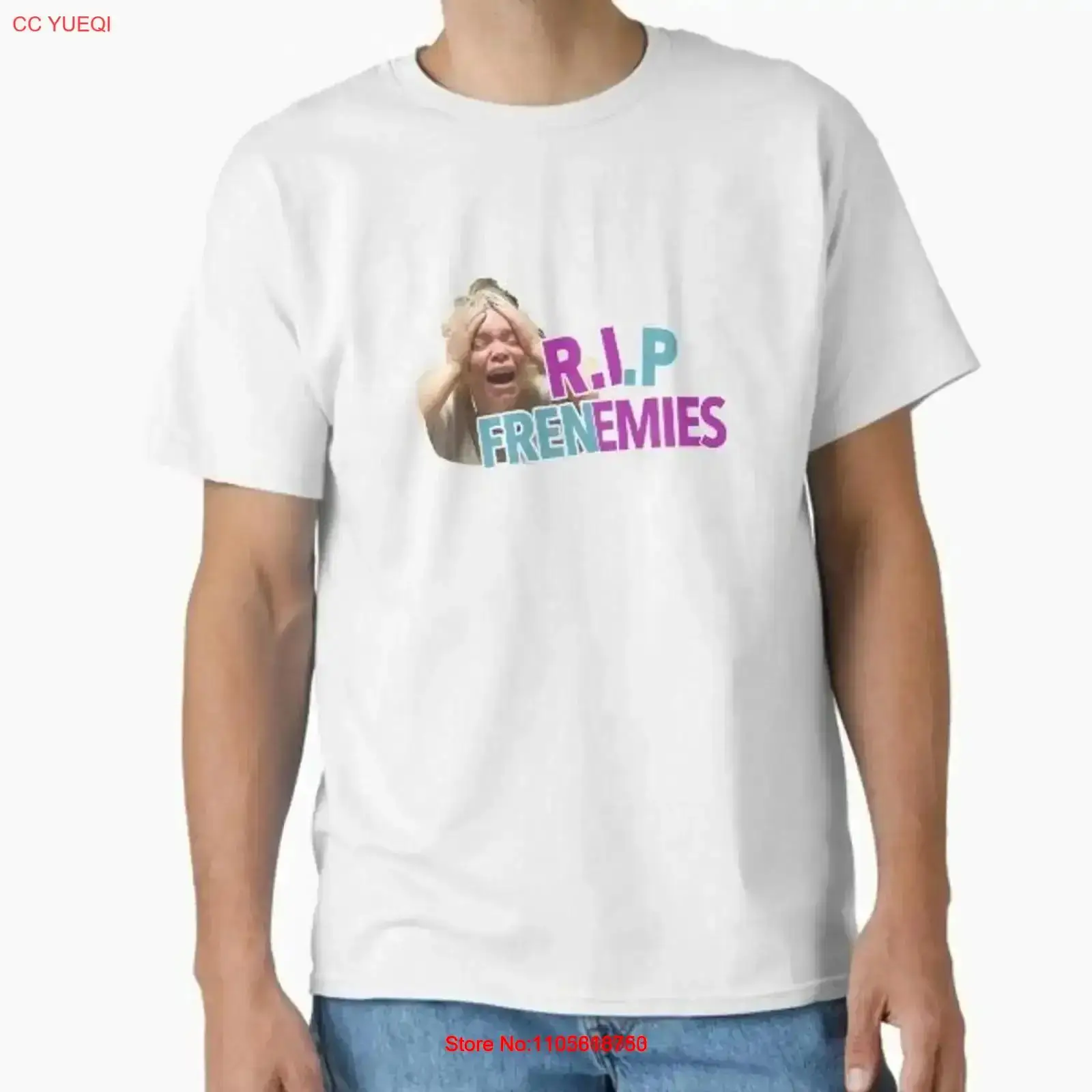 Vintage Fashion Icons - Camiseta R.I.P. Frenemies Icônica e Engraçada