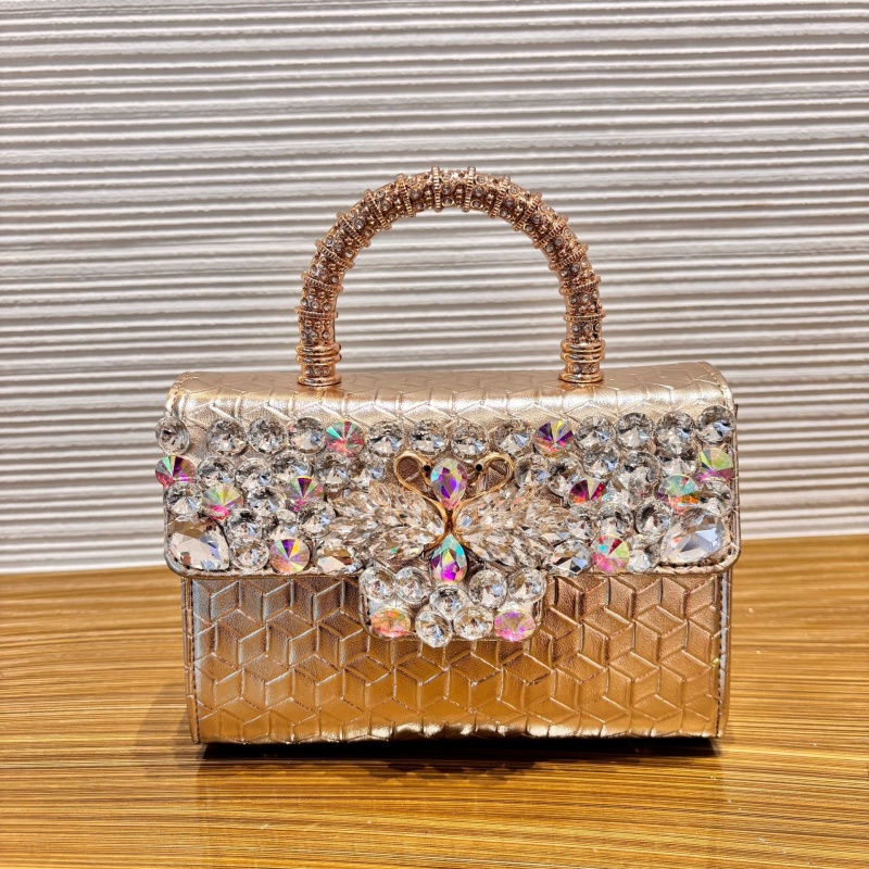 Vintage Fashion Patterns - Bolsa de Noite Luxuosa com Glitter