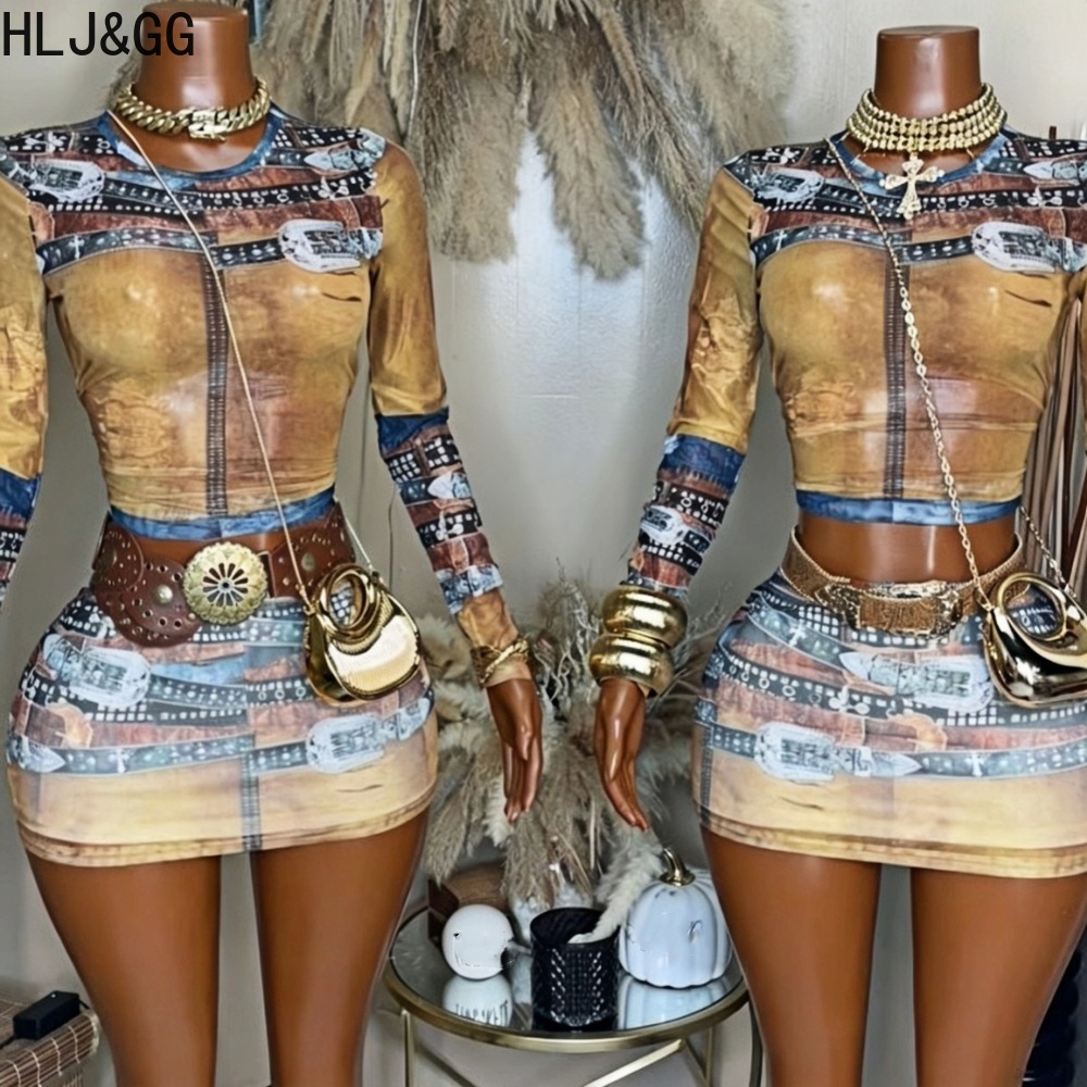 Vintage Fashion Patterns - HLJ&GG Conjunto de duas peças com