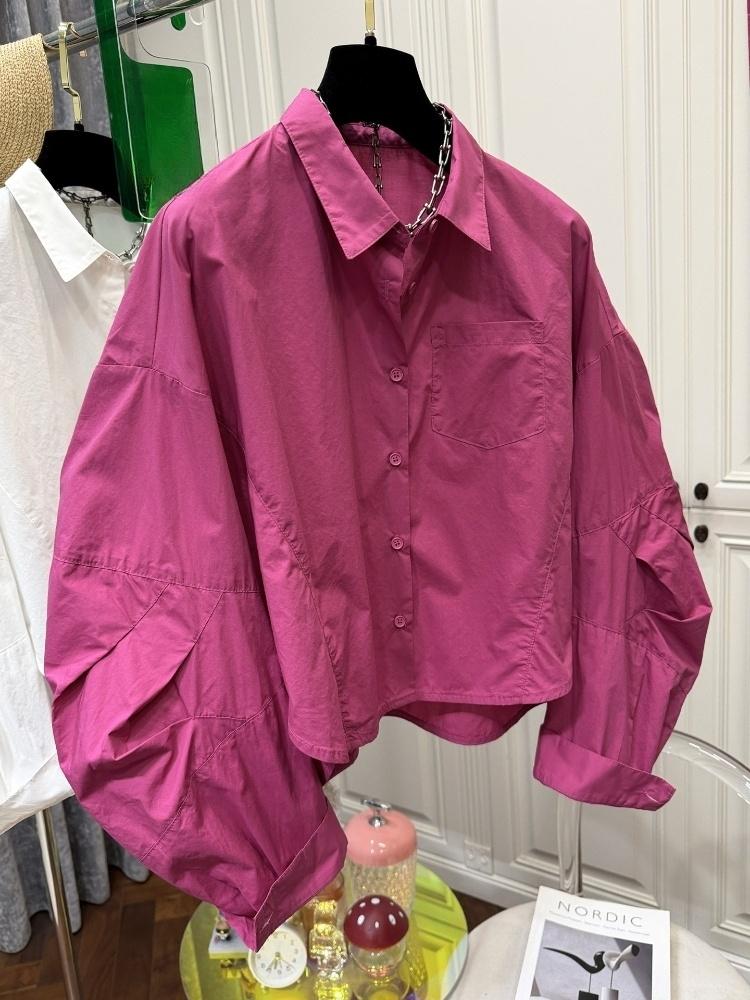 Vintage Fashion Japan - Camisas Femininas de Manga Puff com