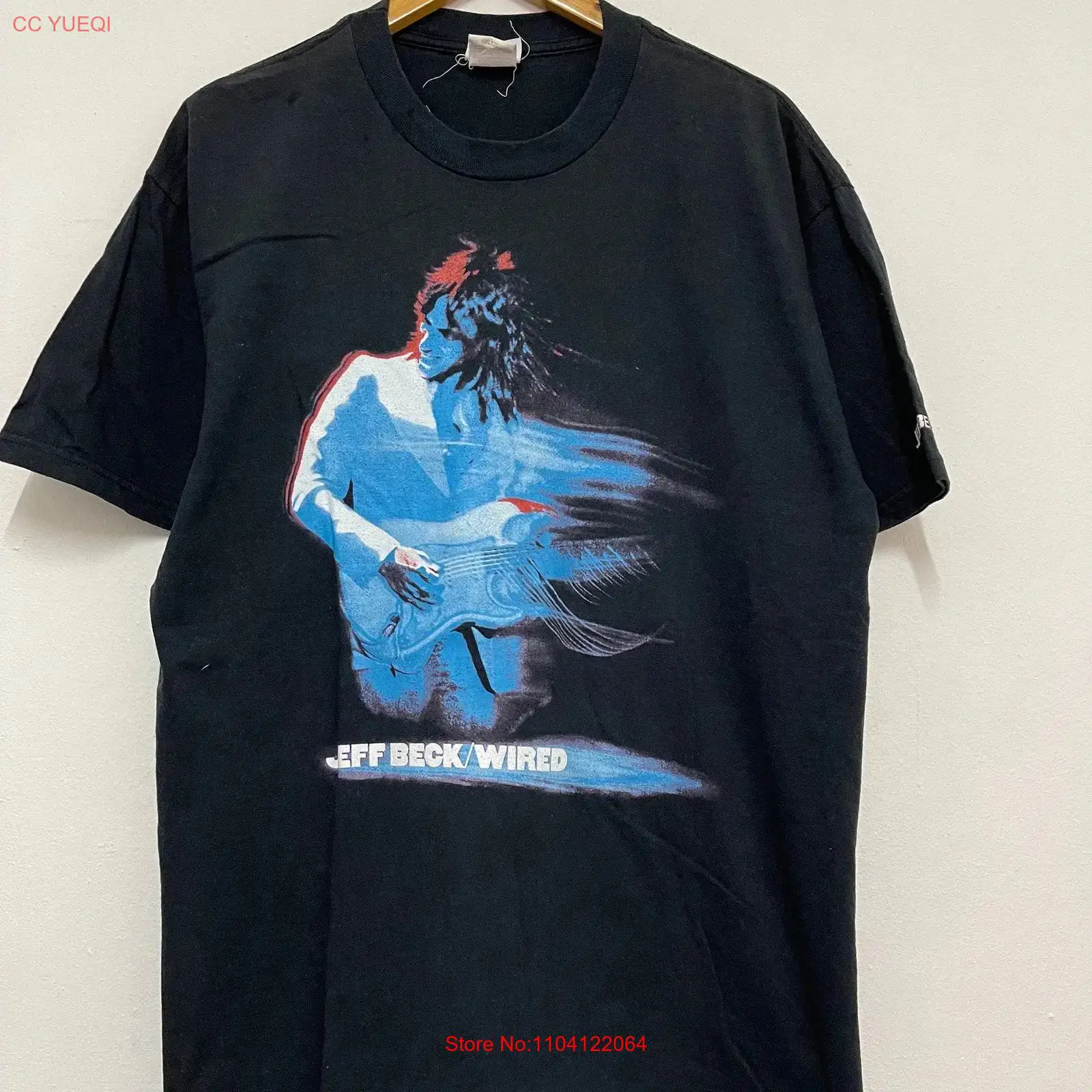 Vintage Fashion Japan - Camiseta Vintage Y2K Jeff Beck Wired