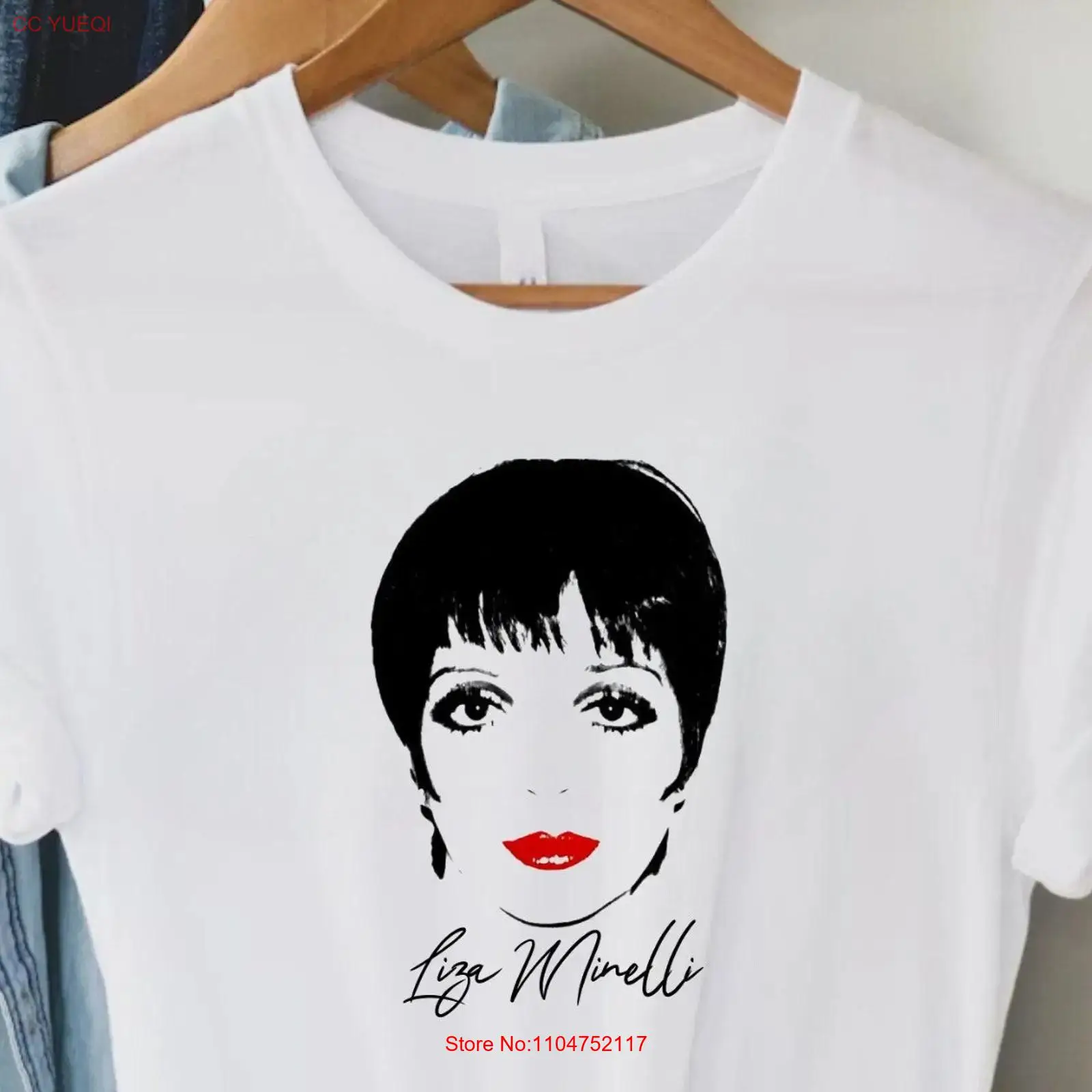 Vintage Fashion Icons - Camiseta icônica Liza Minnelli, homenagem a