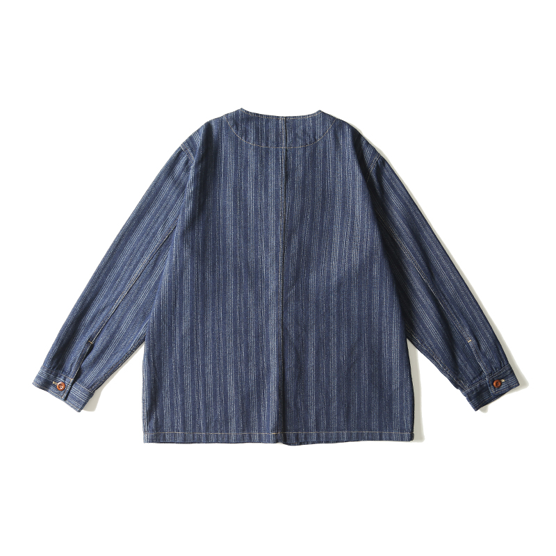 Vintage Denim Stripe Solto Cas - Vintage Fashion In Japan avaliação e preço
