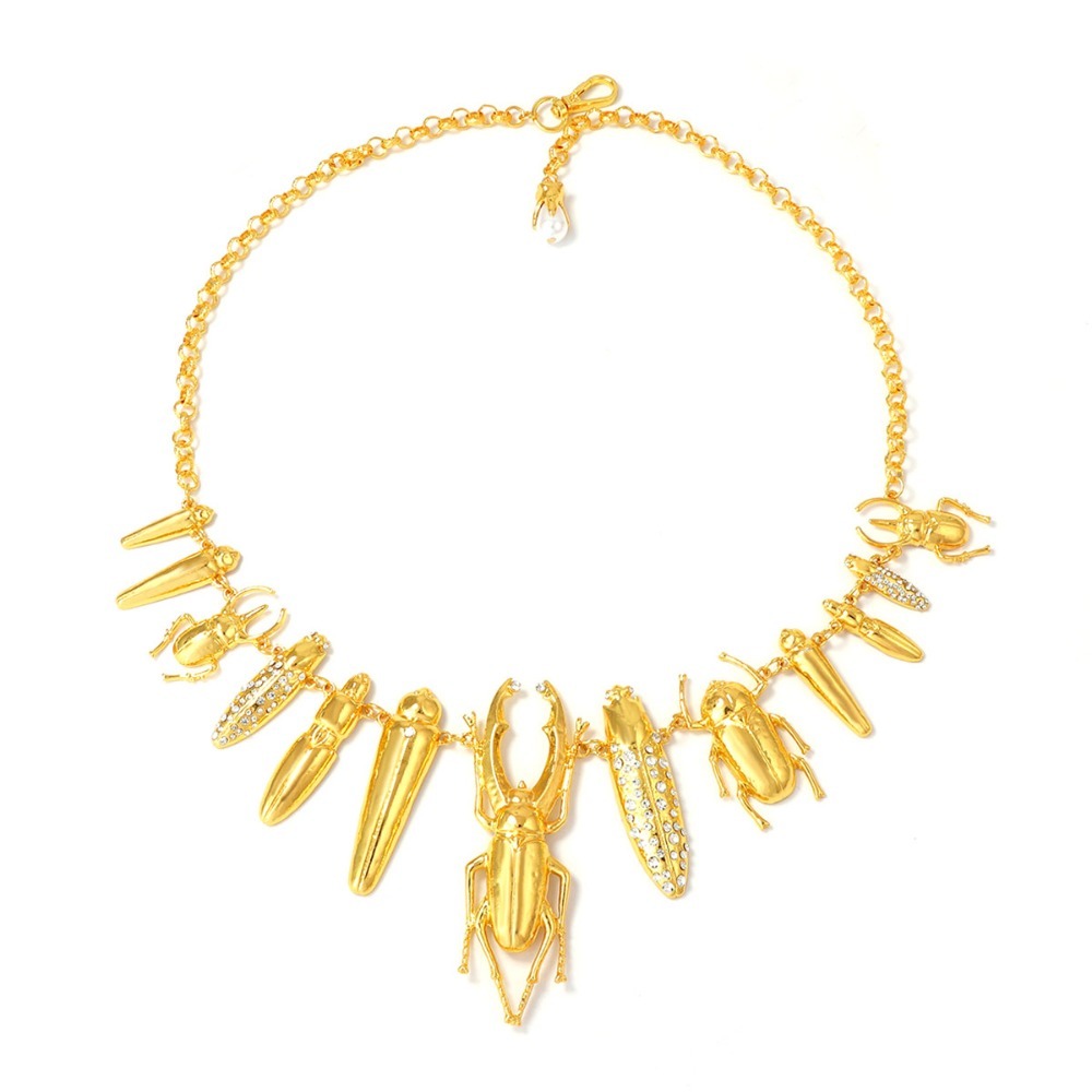 Colar Vintage Dourado com Ping - Vintage Fashion Bug avaliação e preço