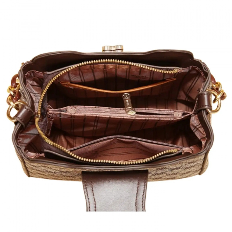 Bolsa de ombro vintage com est - Vintage Zipper avaliação e preço