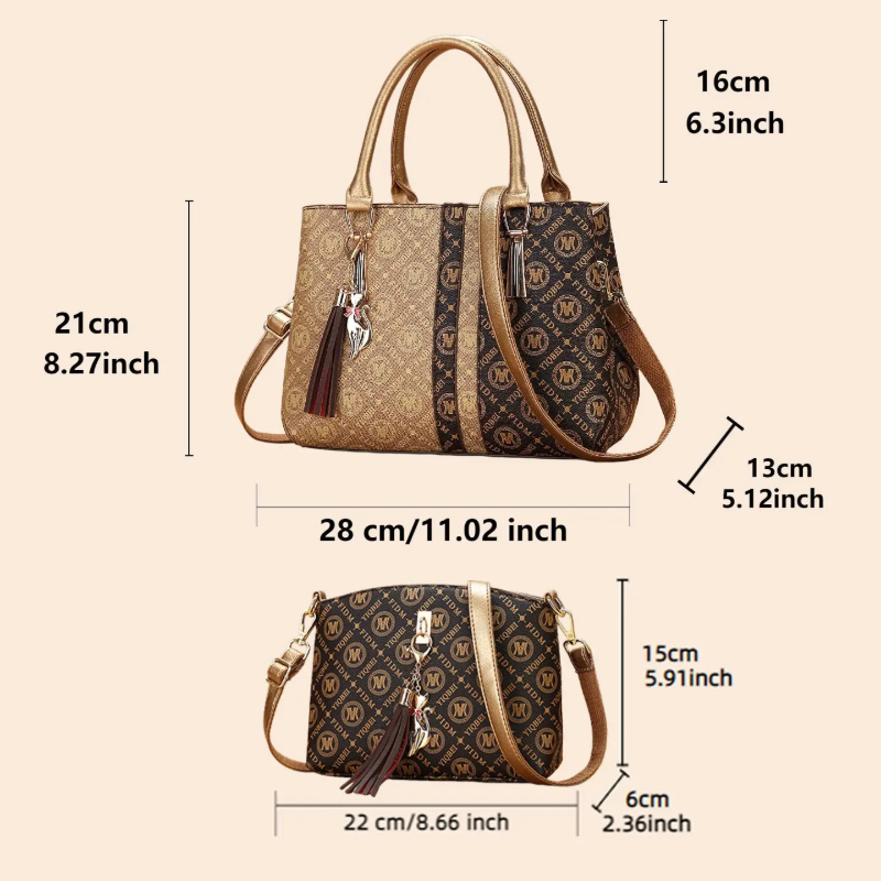 Conjunto de Bolsas Femininas c - Vintage Zipper avaliação e preço