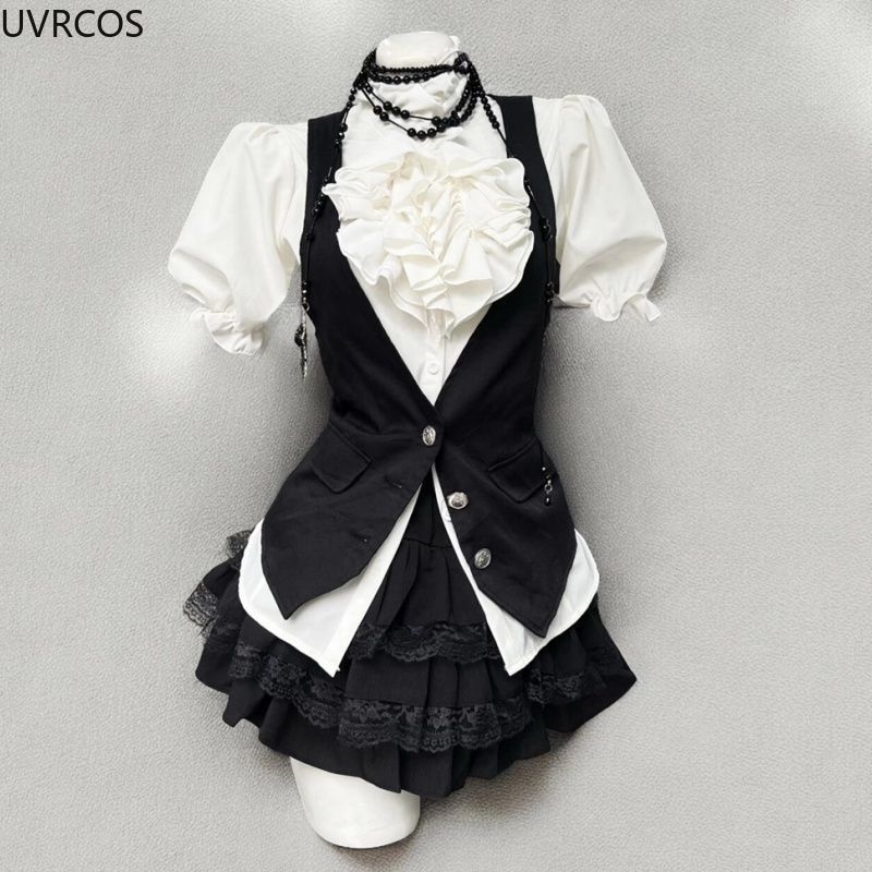 Y2k estética lolita estilo doc - Vintage Victorian Fashion avaliação e preço