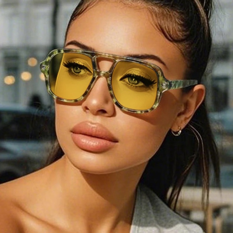 Óculos de Sol Masculinos Quadr - Vintage Fashion Trends avaliação e preço