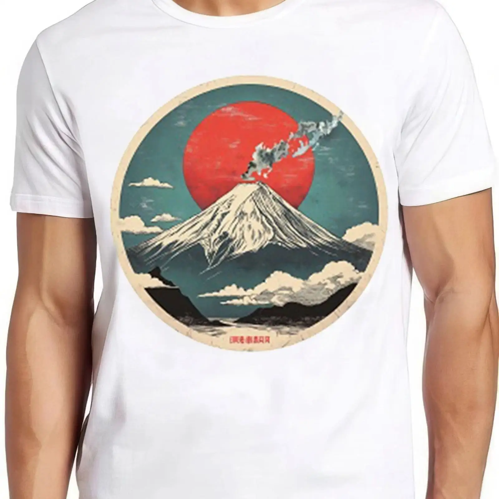 Camiseta Fuji San Mount Japan  - Vintage Fashion Icons avaliação e preço