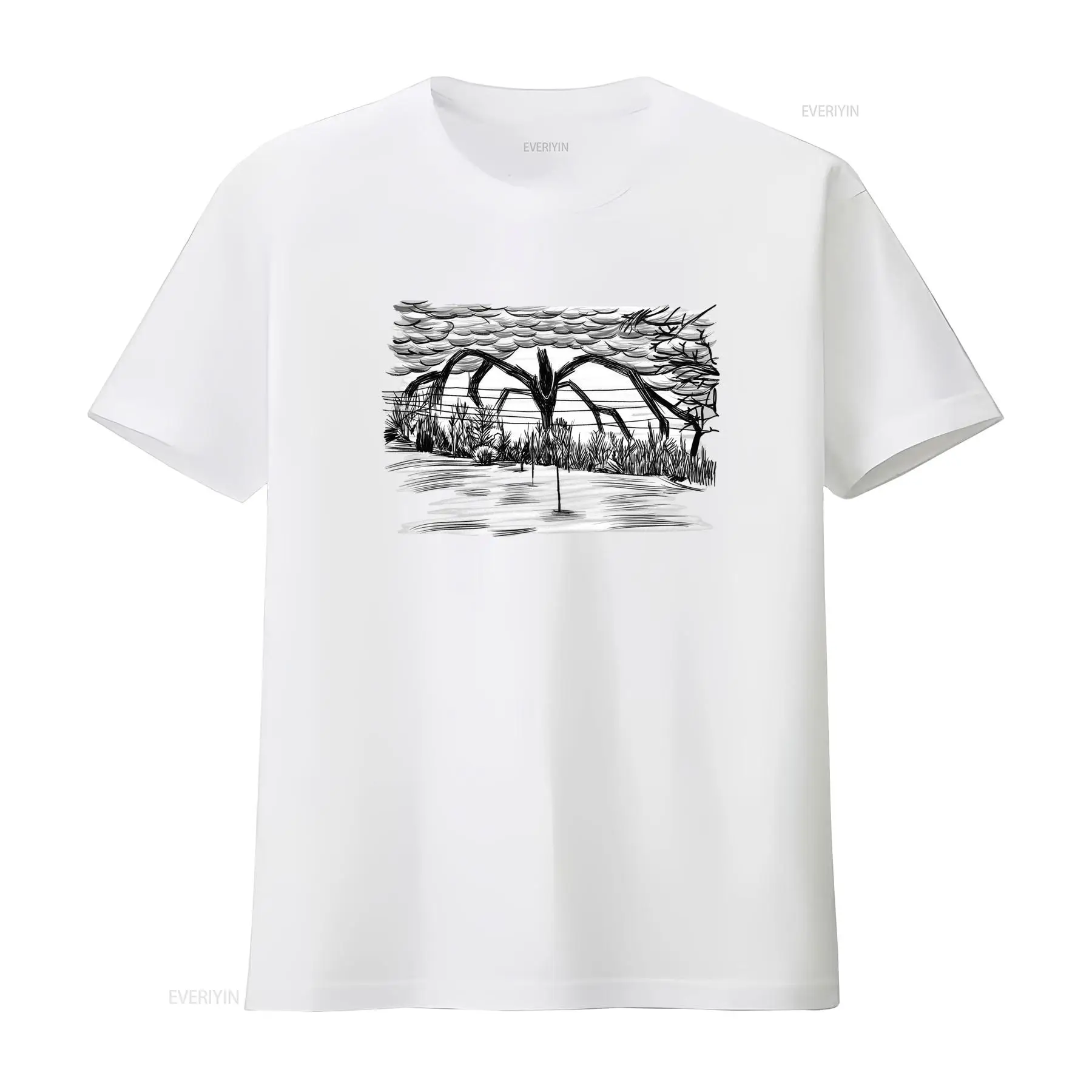 Camiseta Casual com Estampa de - Vintage Fashion Sketches avaliação e preço