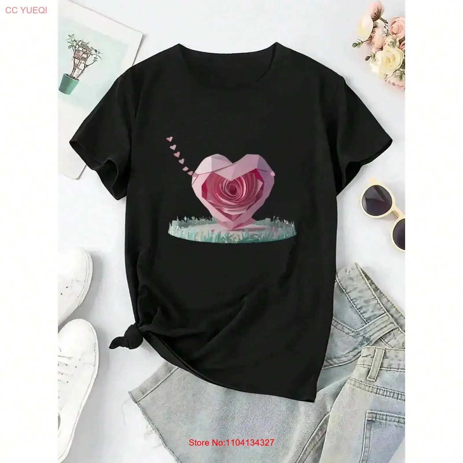 Camiseta feminina estampada co - Vintage Fashion Patterns avaliação e preço