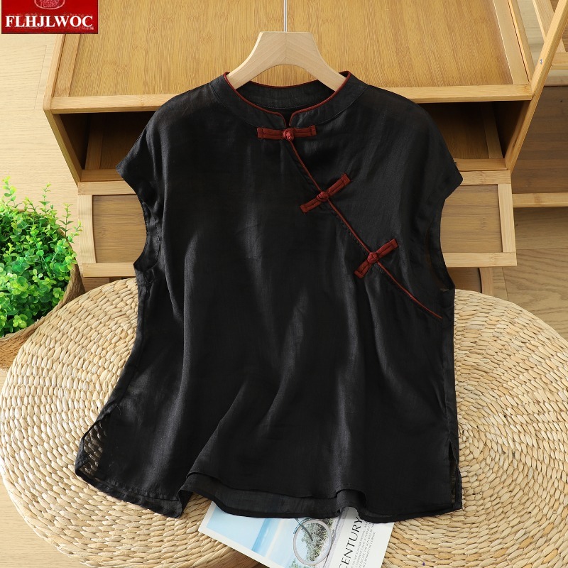 Blusas de Algodão e Linho Femi - Vintage Fashion Japan avaliação e preço
