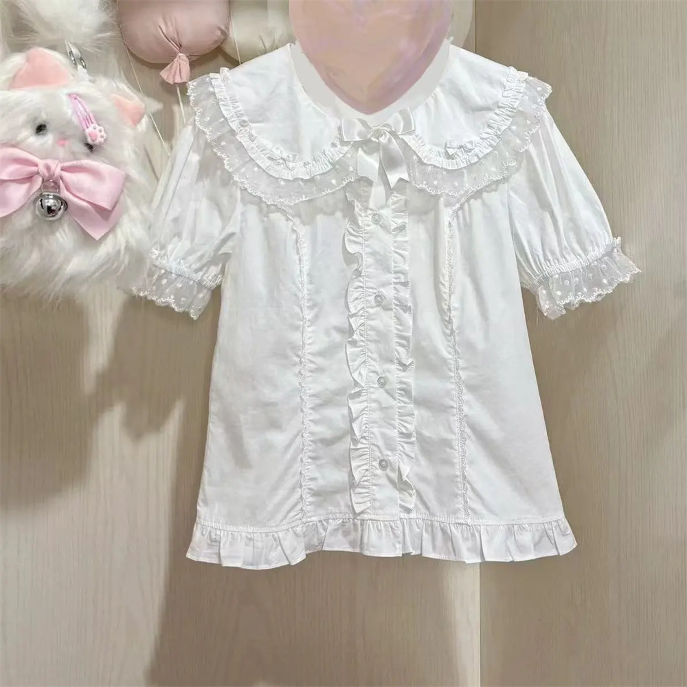 Blusas com Babados Estilo Japo - Vintage Fashion In Japan avaliação e preço