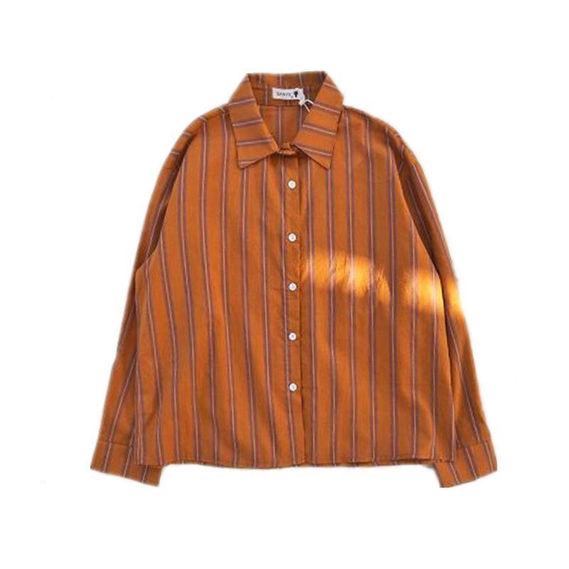 Blusa casual larga listrada pa - Vintage Fashion Trends avaliação e preço
