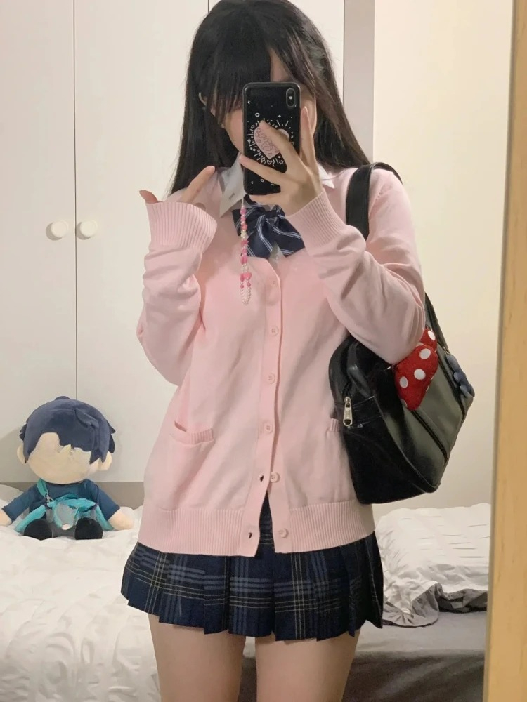 Japonês vintage manga longa fe - Crop Cardigan Vintage avaliação e preço
