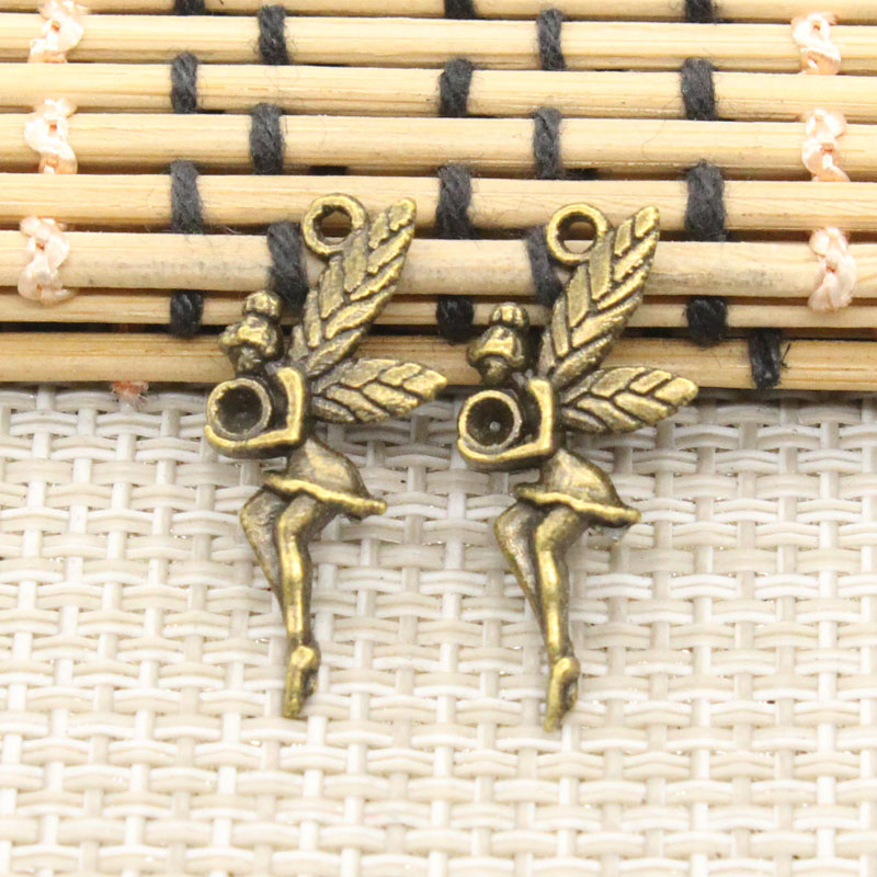 20 pçs encantos anjo justo 26x - Vintage Fashion Faire avaliação e preço