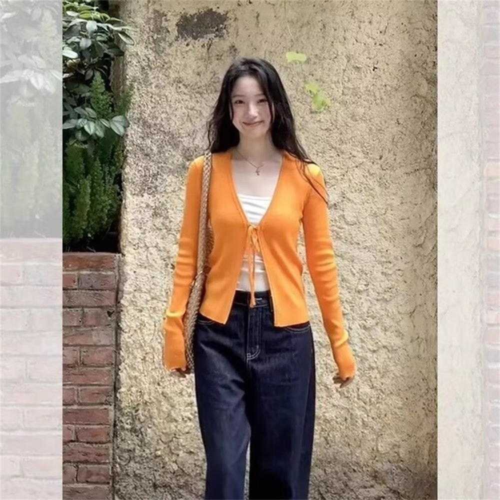 Cardigã Feminino de Tricô Fino - Crop Cardigan Vintage avaliação e preço