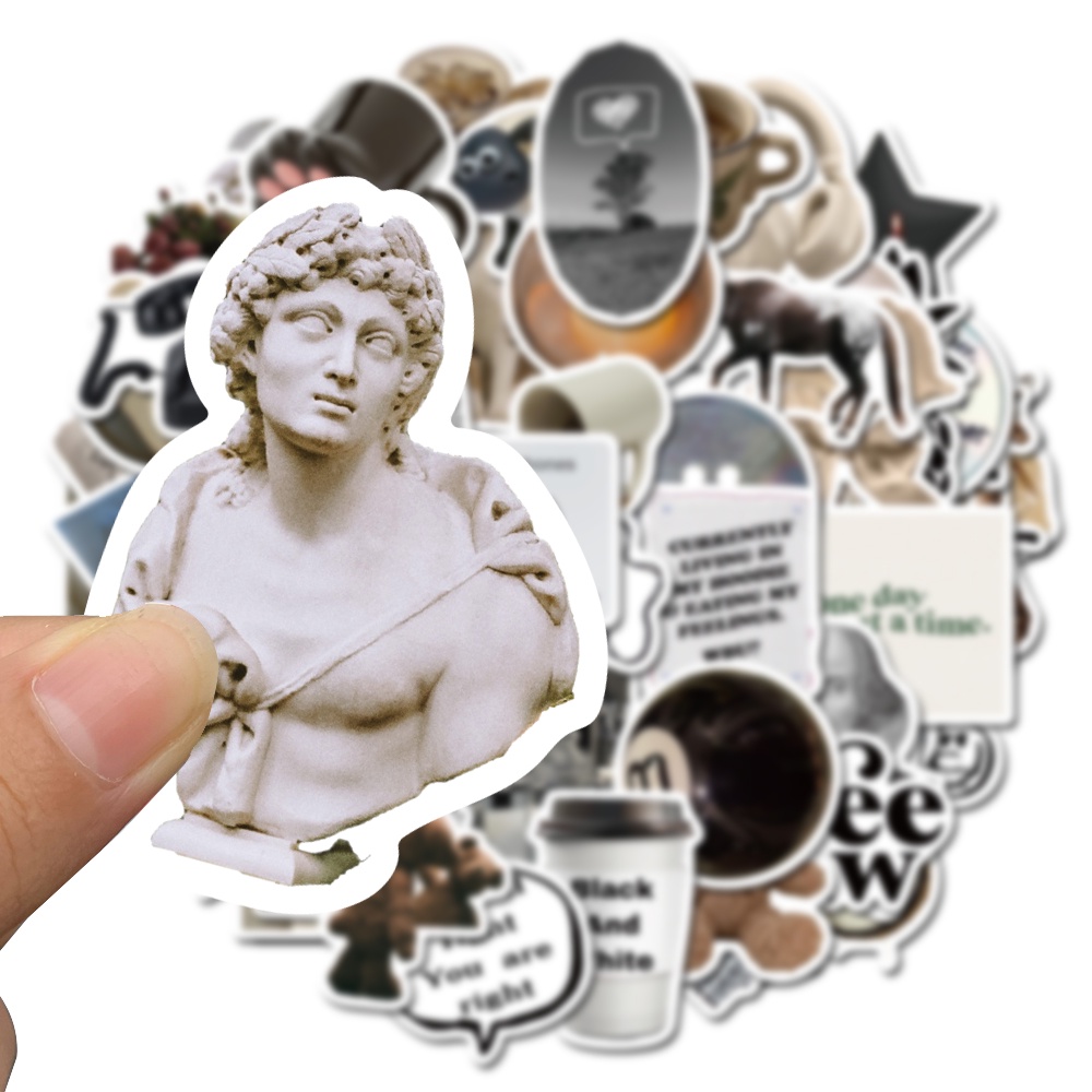 60PCS Adesivos Modernos 3D Clá - Vintage Fashion Store avaliação e preço