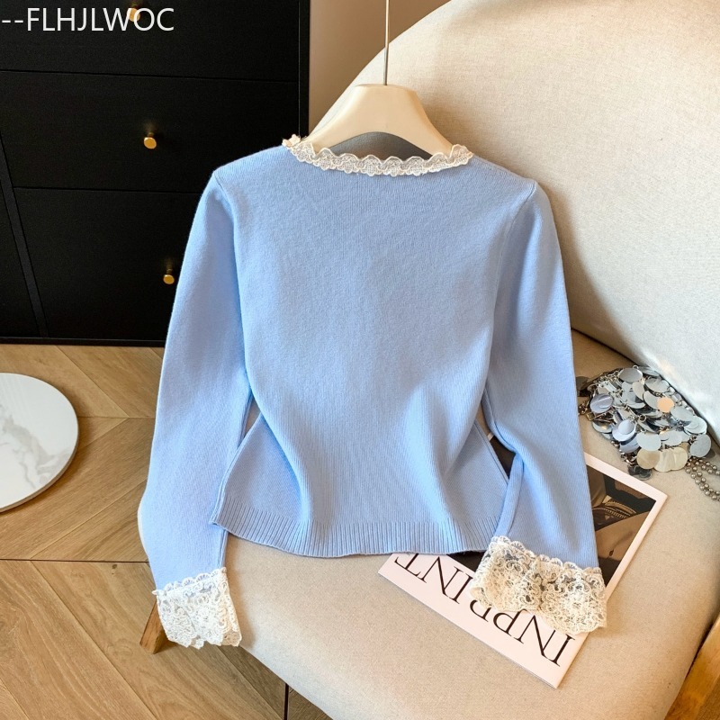 Laço topos jumpers pullovers a - Vintage Fashion In Japan avaliação e preço