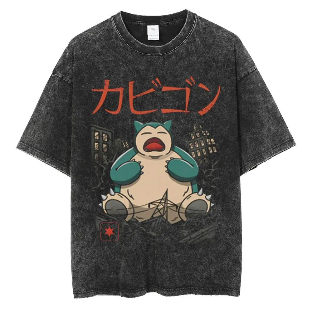 Camiseta de Anime Pokémon Geng - Vintage Fashion In Japan avaliação e preço
