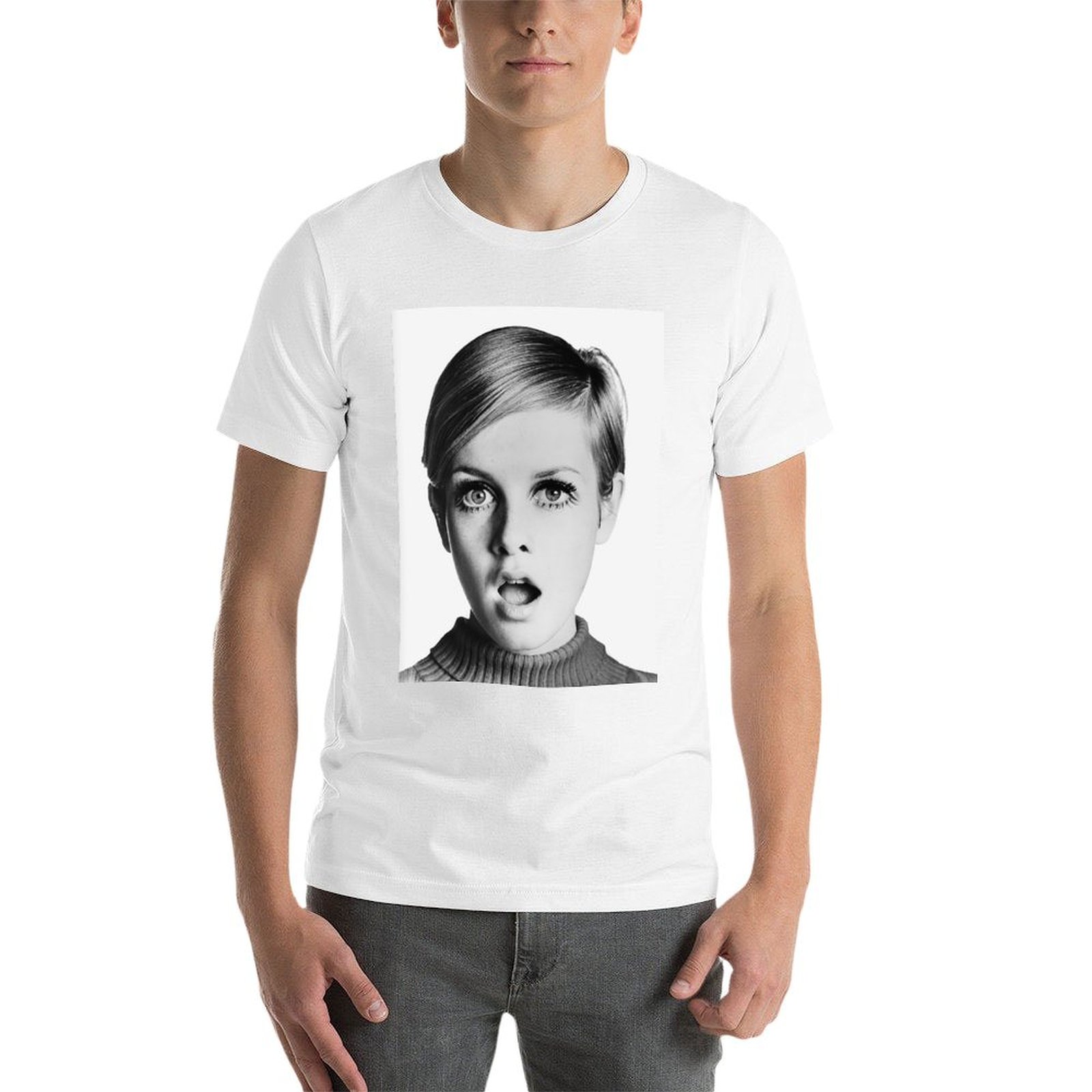Twiggy, ícone da moda retrô, c - Vintage Fashion Icons avaliação e preço