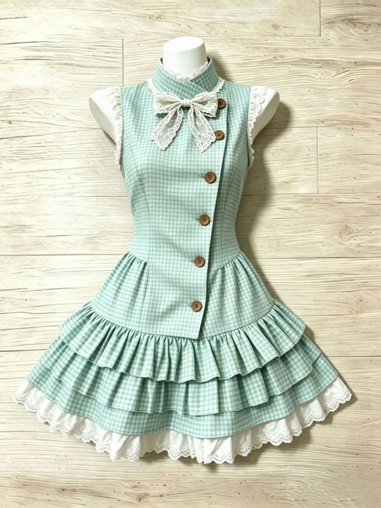 Vestidos Himekaji Vintage Y2K  - Turtleneck Knit 90S avaliação e preço