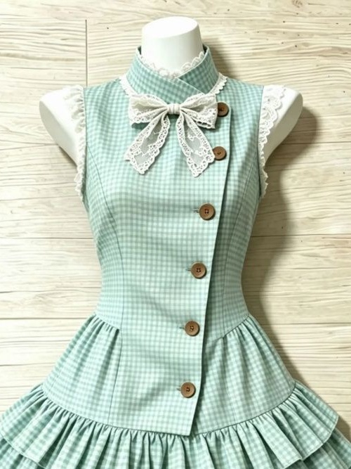 Vestidos Himekaji Vintage Y2K  - Turtleneck Knit 90S avaliação e preço