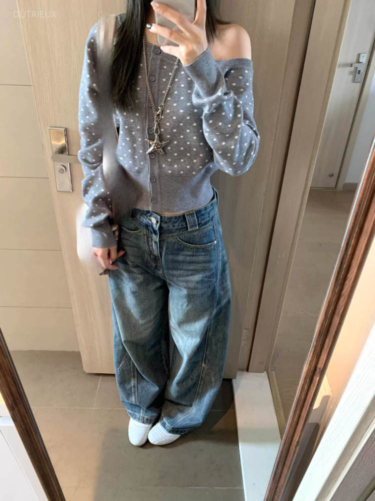 Cardigã Y2K Estético com Gola  - Crop Cardigan Vintage avaliação e preço