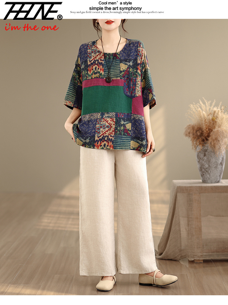 Blusa Feminina Plus Size THHON - Vintage Fashion Fabrics avaliação e preço