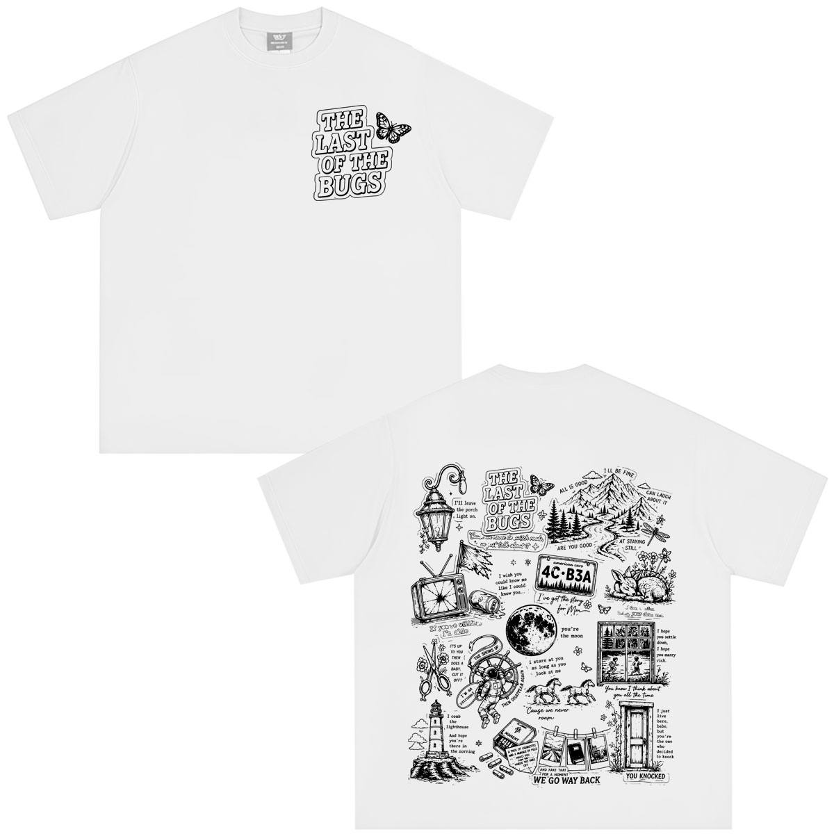 Camiseta Gráfica Noah Kahan Th - Vintage Fashion Bug avaliação e preço