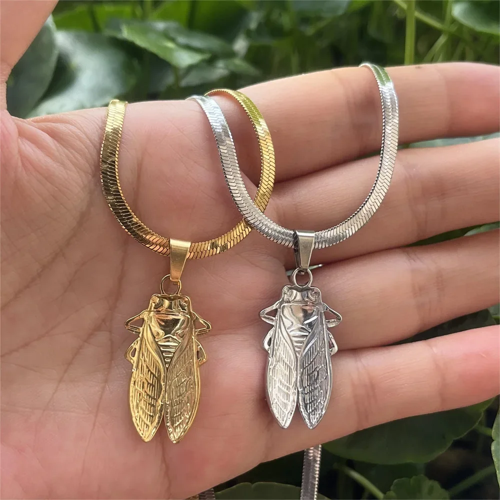 Aço inoxidável Big Cicada Beet - Vintage Fashion Bug avaliação e preço