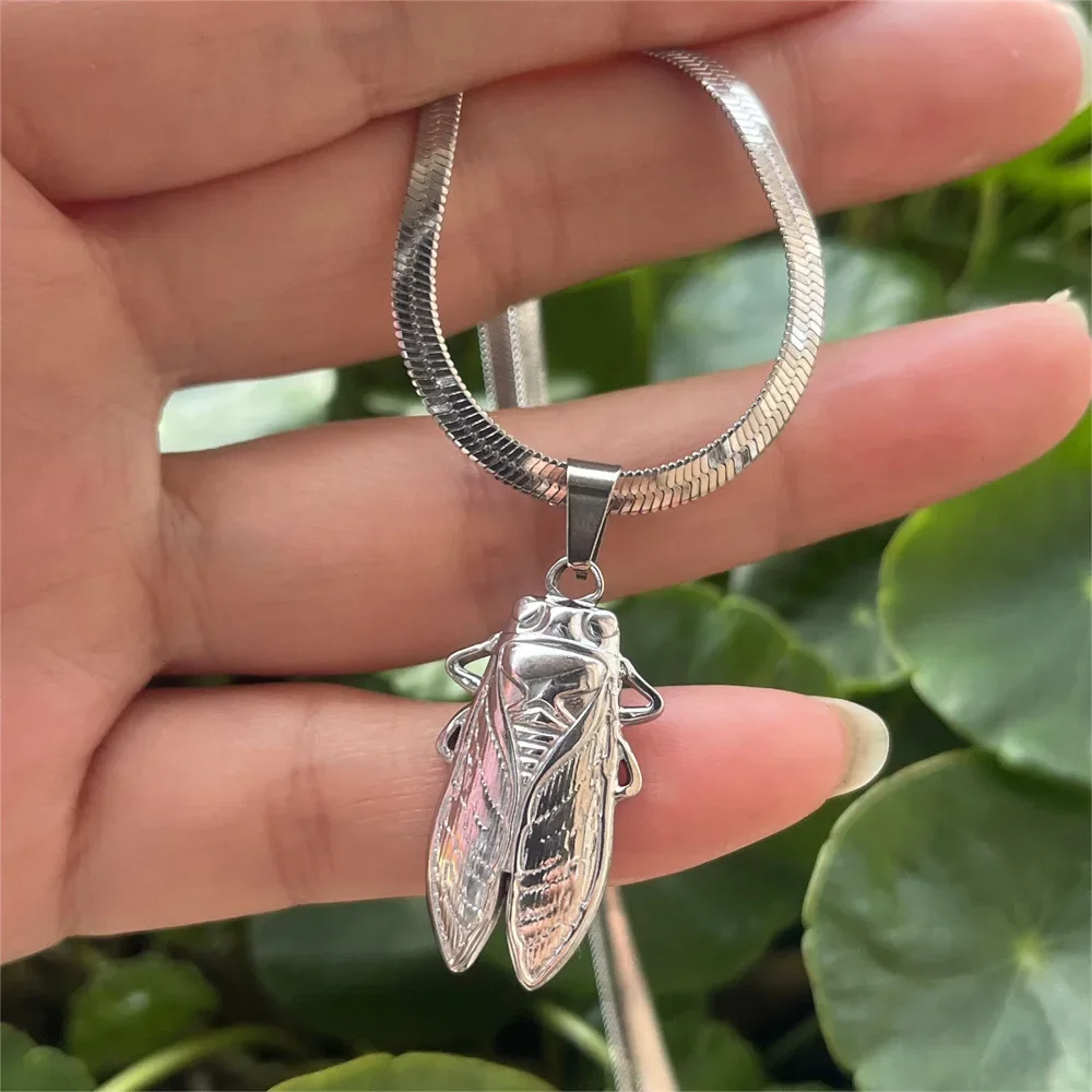 Aço inoxidável Big Cicada Beet - Vintage Fashion Bug avaliação e preço