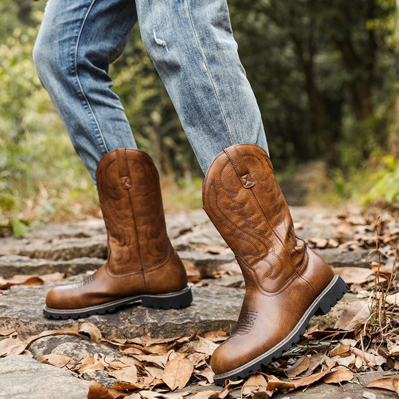 Botas Masculinas Clássicas de  - Vintage Fashion Fabrics avaliação e preço