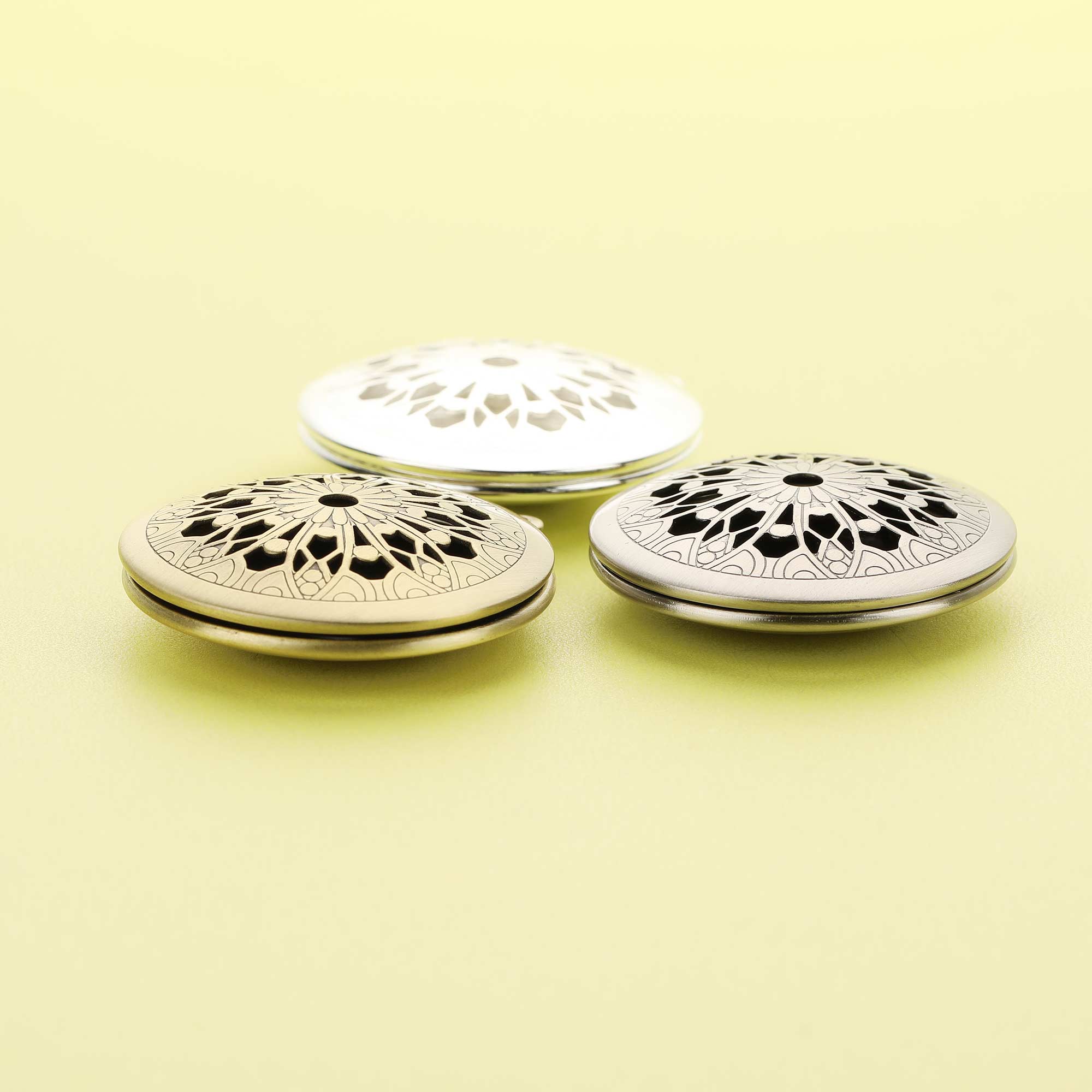 5 pçs 31mm redondo filigrana f - Vintage Fashion Icons avaliação e preço