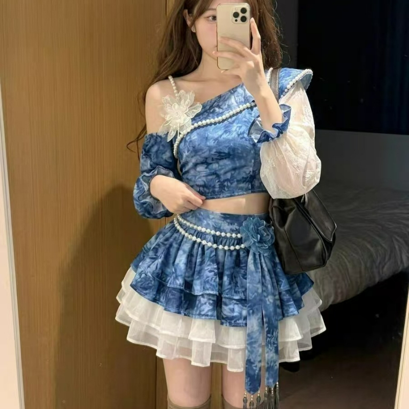 Conjunto de Saia Lolita Vintag - Vintage Fashion Japan avaliação e preço