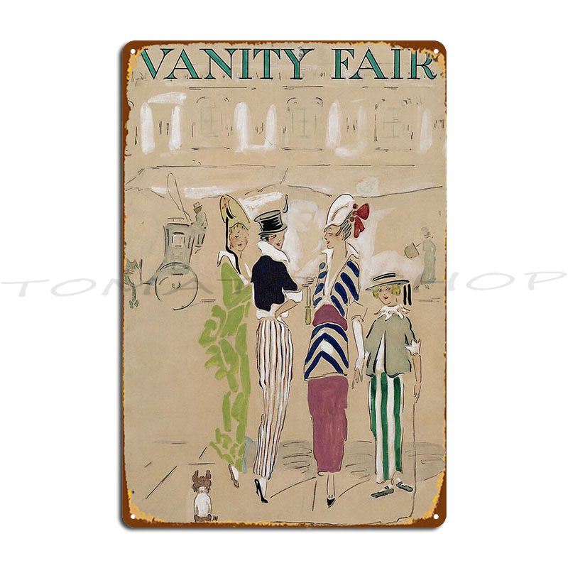 Placa de Metal Clássica Vintag - Vintage Fashion Magazine Covers avaliação e preço
