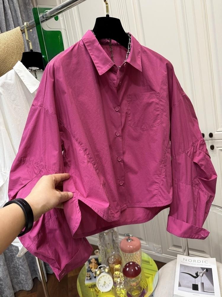 Camisas Femininas de Manga Puf - Vintage Fashion Japan avaliação e preço