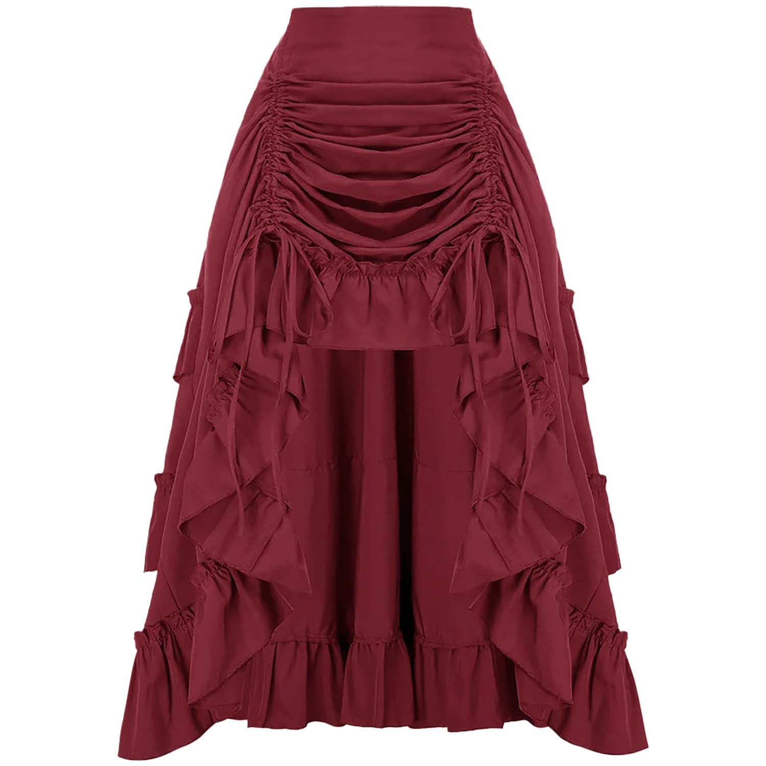 Saia longa vitoriana de cintur - Vintage Fashion Fabrics avaliação e preço