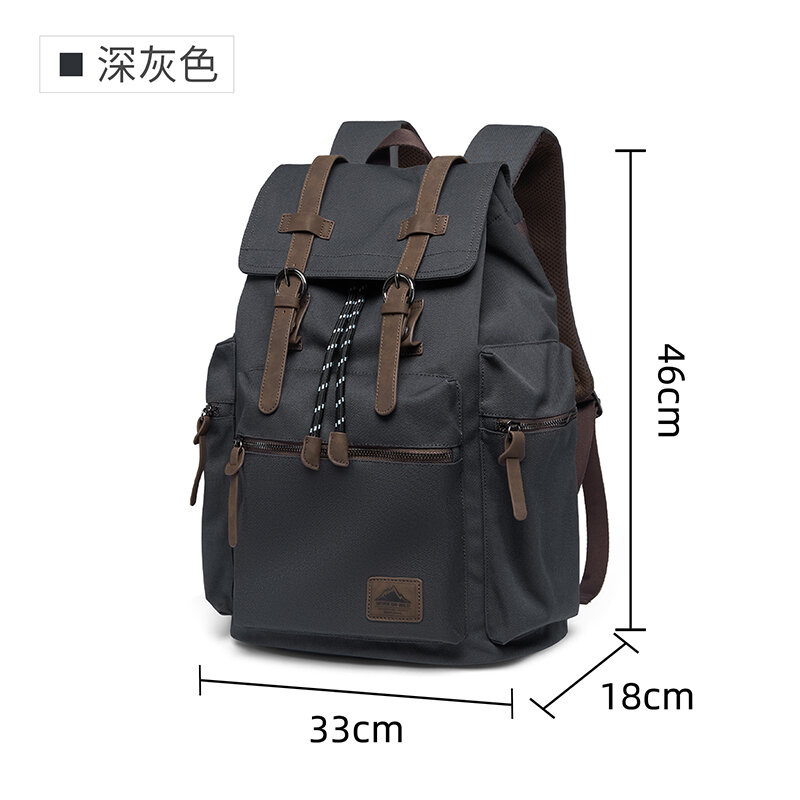 Mochila Grande MOYYI 27L para  - Vintage Zipper avaliação e preço