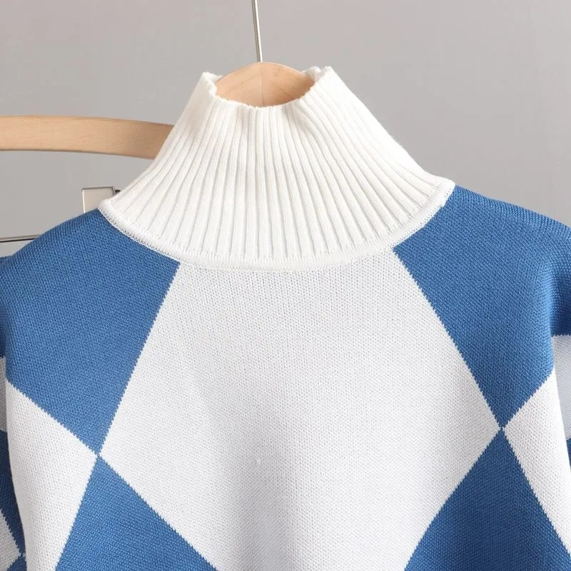 Outono inverno quente malha 2  - Turtleneck Knit 90S avaliação e preço