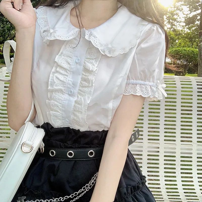 Deeptown kawaii lolita blusas  - Vintage Fashion Japan avaliação e preço