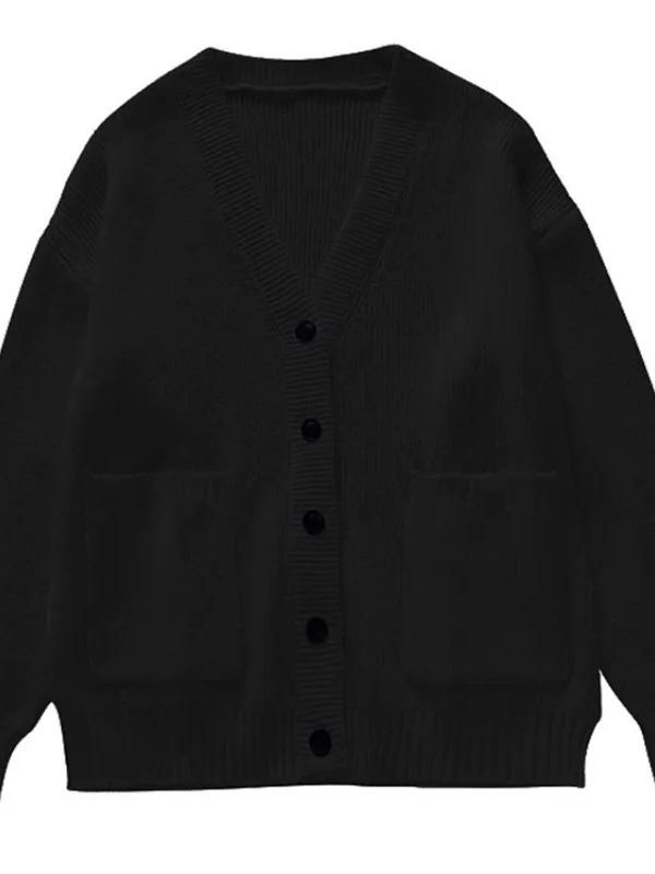 Cardigan solto feminino manga  - Crop Cardigan Vintage avaliação e preço